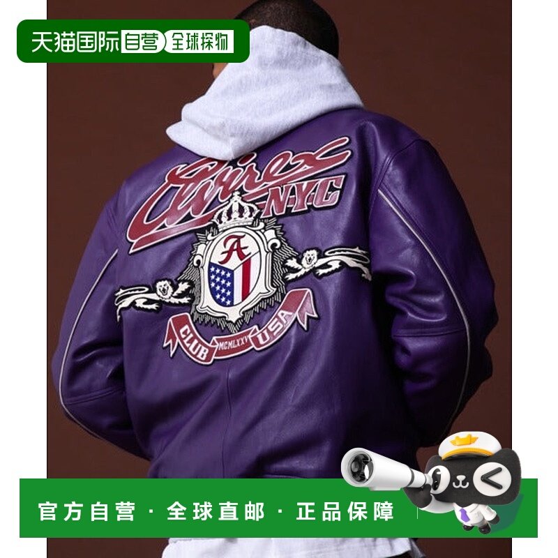 日本直邮AVIREX 大学风皇冠logo夹克 [74556895]