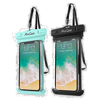 【日本直邮】ProCase 手机防水包 黑色/绿色PC-08360963防水袋