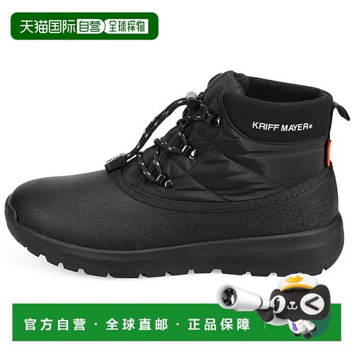 日本直邮KRIFF MAYER男士雪地靴拉绒内衬防水防滑抗菌豆靴野营鞋