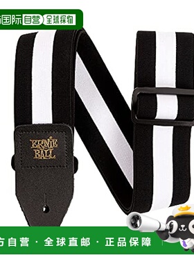 【日本直邮】Ernie Ball厄尼鲍尔 吉他背带 弹力 皮带 白色 P0532