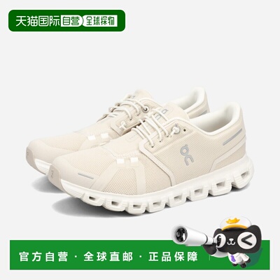 日本直邮ON CLOUD 6 (W) 女士珍珠色/白色（米色）低帮运动鞋 3WF