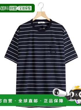 1h可退 日本直邮nonnative 男士清凉条纹短袖T恤 NNC4611男装