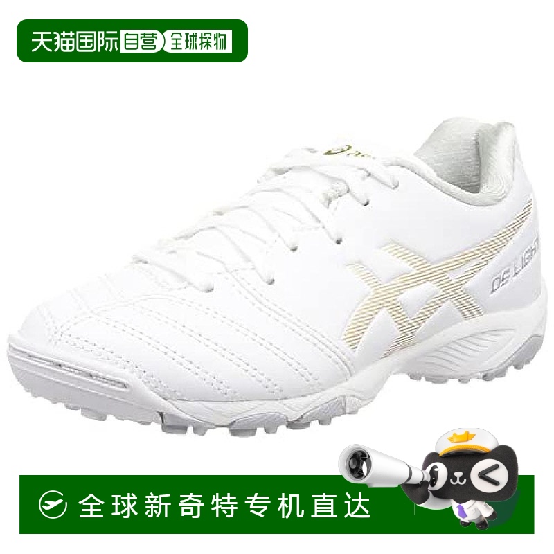 【日本直邮】ASICS 运动鞋 柔软透气 122(白/金) 19.0 cm 2E正品