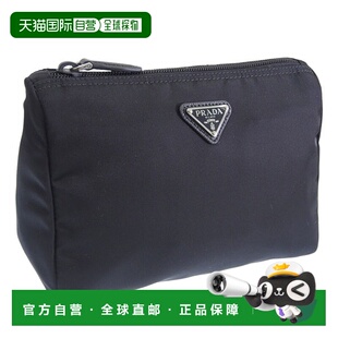 黑色 Outlet TESSUTO 化妆包 2BQ 日本直邮PRADA 1NA011 女士小包