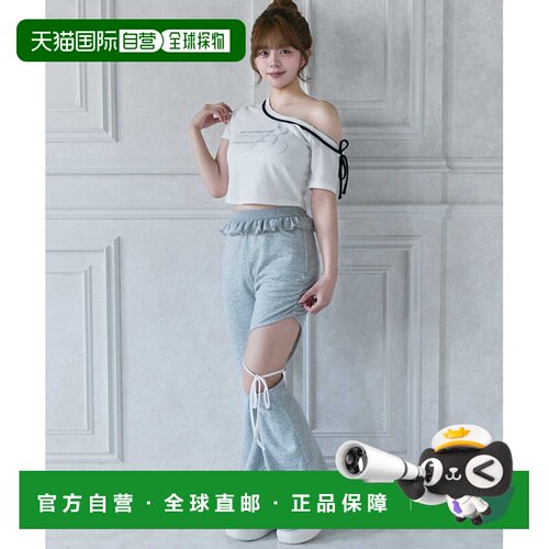 日本直邮Belle Charme 女装 喇叭裤 背部亮片Logo【付后1h可退】