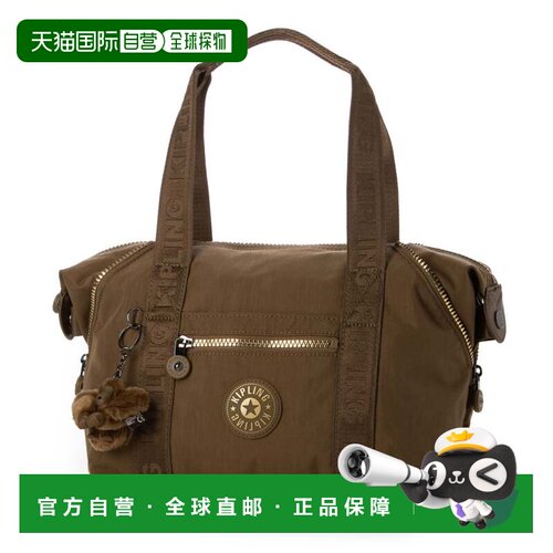 日本直邮Kipling ART MINI B5尺寸单肩包 荣耀卡其色托特包手提包