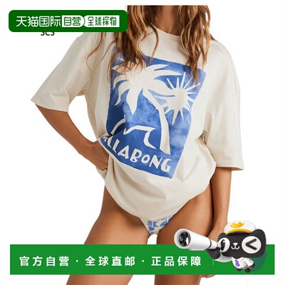 日本直邮Billabong 女士 Crystal Tides True TidesT恤短袖T恤上B
