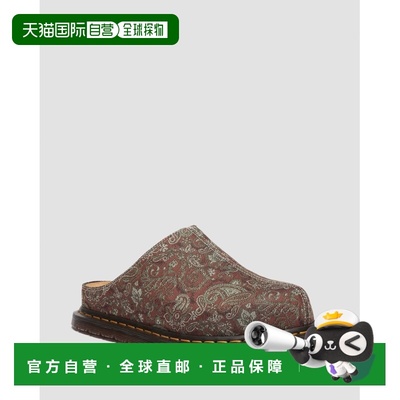 1h可退 日本直邮Dr.Martens 男女同款 PAISLEY JACQUARD穆勒鞋 半