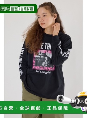 1h可退 日本直邮SEIZE THE DAY 女士秋冬长袖T恤 街头风图形印花