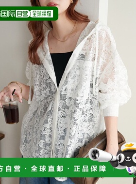 1h可退 日本直邮Discoat 女装 蕾丝连帽外套 DCZ1061106A0025