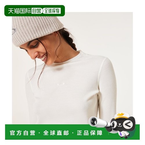 1h可退 日本直邮OAKLEY 女装 美利奴羊毛混纺 长袖基础层 上衣 半