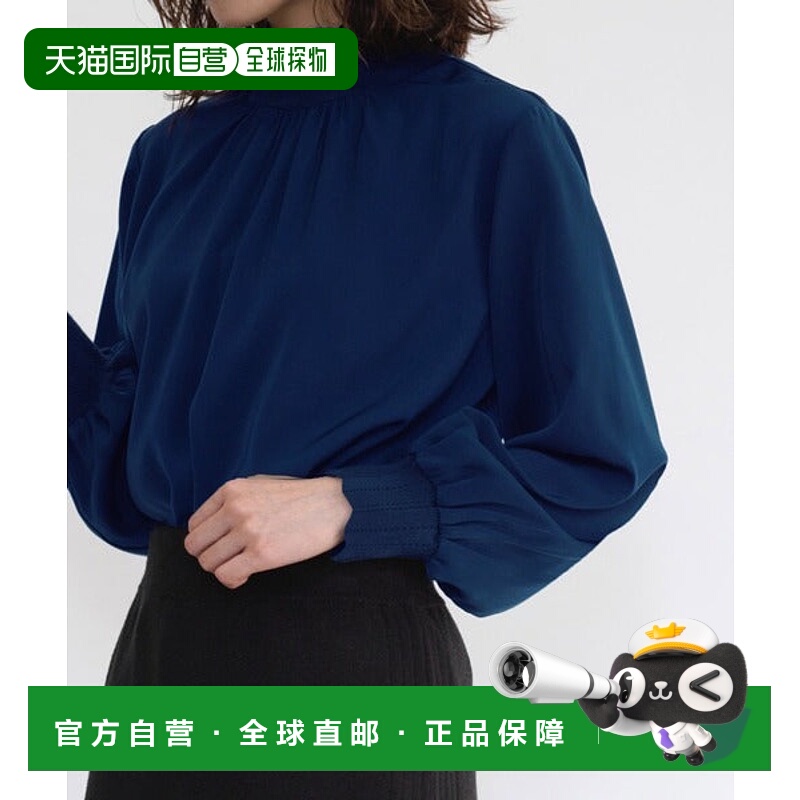 日本直邮RANAN 罗纹针织可切换袖量高领衬衫 [52720969]