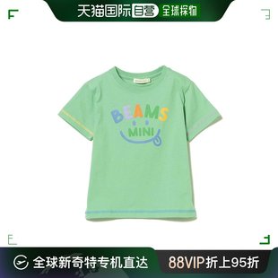 mini 儿童笑脸Logo T恤 450800 日本直邮BEAMS 24SS 90～130cm