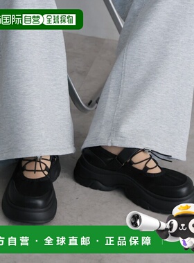 日本直邮Vivian 女装 厚底亮片玛丽珍运动鞋 半透明绑带设计 V441