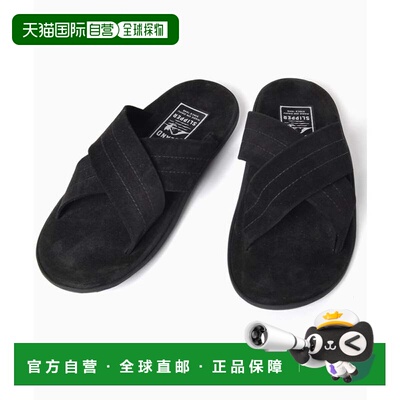 日本直邮ISLAND SLIPPER 别注 交叉带凉鞋 黑色