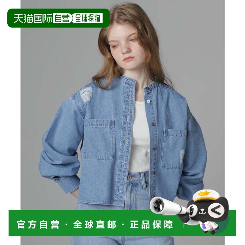 日本直邮AVIREX WEB限定 Belle LINE 长袖牛仔衬衫 水洗做旧9