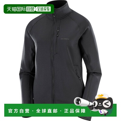 日本直邮SALOMON 女士全拉链抓绒 ESSENTIAL LIGHTWARM 中层夹克