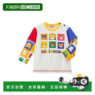 T恤婴幼儿13 正品 5202 689 日本直邮日潮 儿童长袖 MIKIHOUSE