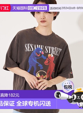 日本直邮FRUIT OF THE LOOM 芝麻街联名印花T恤 [FR6467EU002265]