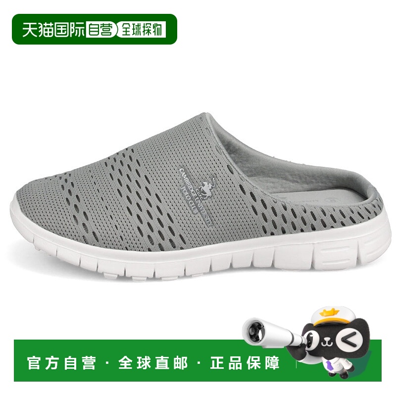 日本直邮Polo Club Sabo 凉鞋女鞋 EEEE 宽松宽女式穆勒鞋一脚蹬