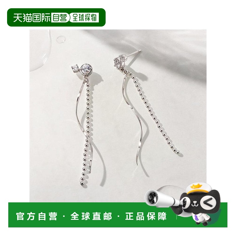 日本直邮日潮 4度C Canal 4℃ 银色耳环 152524251001耳钉