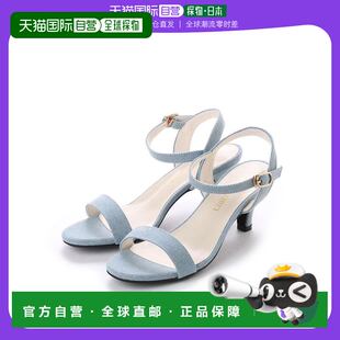 Liberty Doll 6cm 跟系带凉鞋 SFW 鞋 蓝色牛仔布 日本直邮