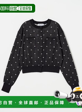 1h可退 日本直邮EMMEL REFINES EM HW 按钮口袋 迷你开衫针织上衣