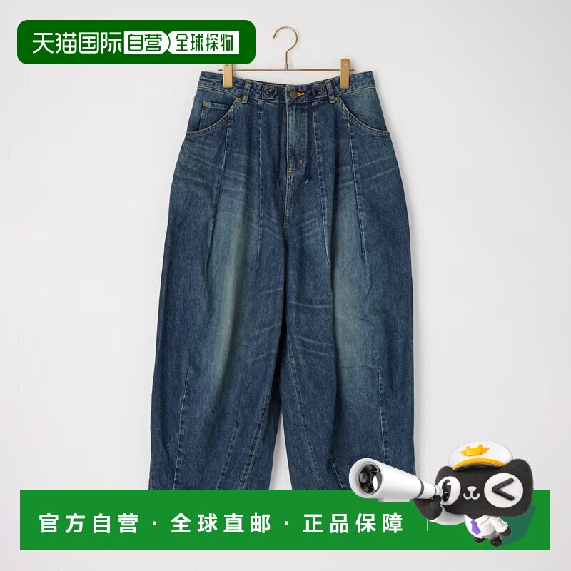 日本直邮Needles 女装 膝盖破洞牛仔裤 TY233 TY233_1直筒裤图片
