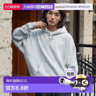 1h可退 日本直邮FREAK'S STORE 男装 12oz重磅短款连帽卫衣 套头