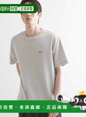 1h可退 日本直邮tk.TAKEO KIKUCHI 男士兔子刺绣鹿仔纹圆领T恤 C0