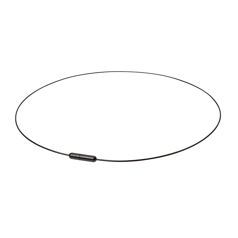 【日本直邮】Phiten法藤RAKUWA项圈Air 黑色50cm简约时尚百搭项链