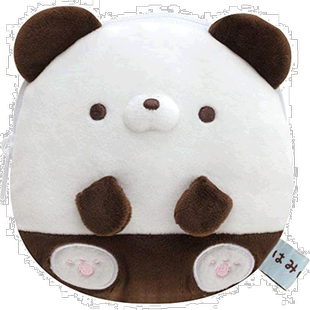 【日本直邮】San-X轻松小熊Hamipa熊猫玩具布偶可爱毛绒零钱包