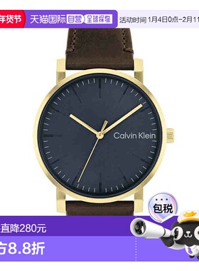 日本直邮Calvin Klein 手表 CK SLATE 皮革 M 手表 25200261新款