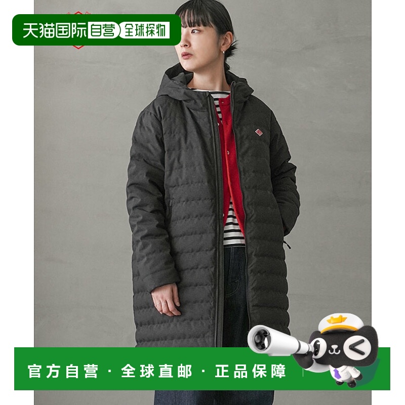 日本直邮DANTON 女士仿羊毛涤纶中长款连帽大衣 [DT-A0190PWL]