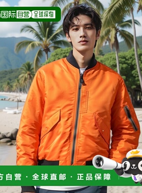 1h可退 日本直邮BUZZ RICKSON'S 男士ORANGE L-2B飞行夹克 111801