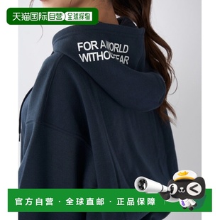 宽松半拉链连帽衫 1h可退 女装 pacific 柔软起毛面 日本直邮ocean