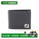 日本直邮中古Fendi芬迪女S级99新Bi fold wallet双折钱包牛皮短钱