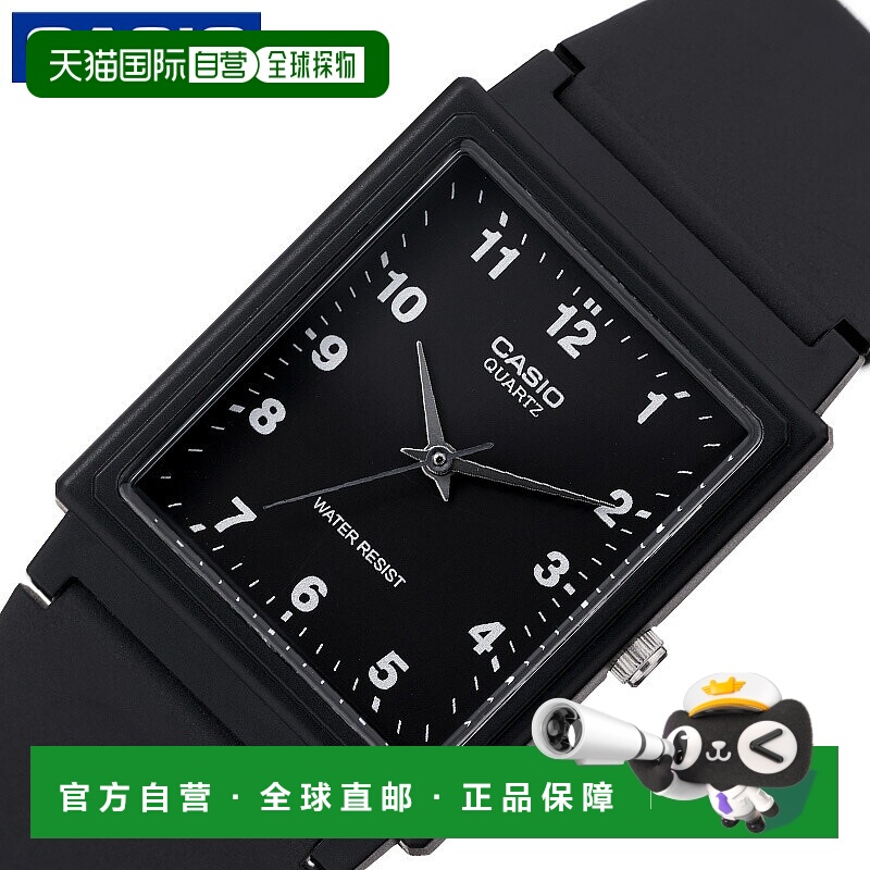日本直邮卡西欧手表标准款女士手表黑色MQ-27-1B热门新品牌模拟指