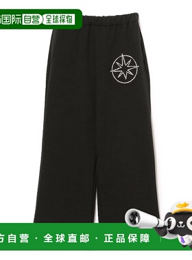 1h可退 日本直邮BEAMS 男士AsahiNa联名星星装饰直筒运动裤 11243