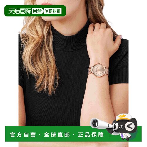 日本直邮MICHAEL KORS 迈克尔 科尔斯女士腕表模拟不锈钢 MK4340