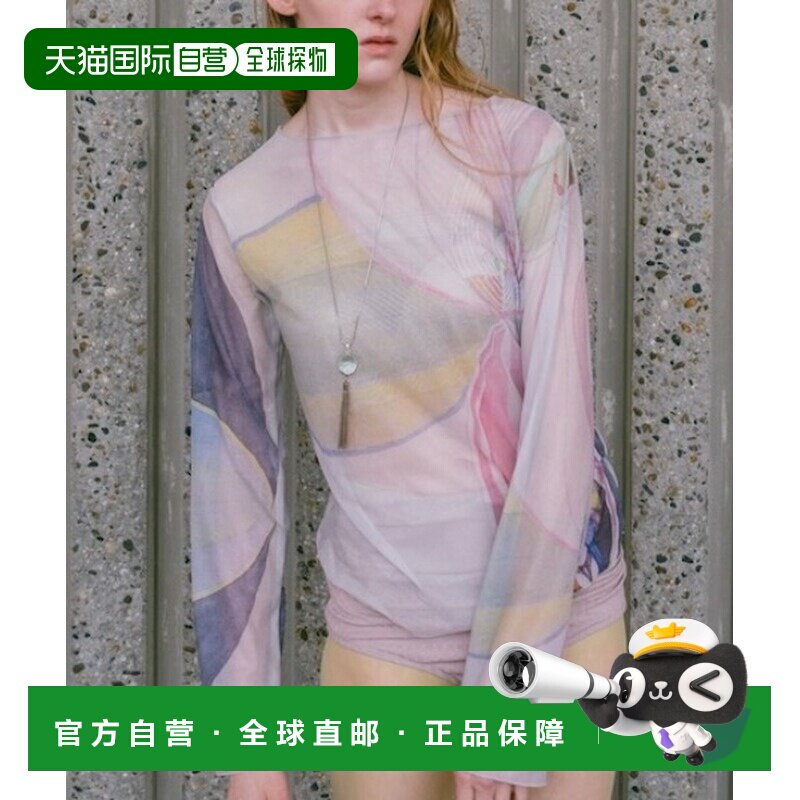 日本直邮sahara 女装 透感上衣 Hilma af Klint联【付后1h可退】