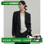 日本直邮SALON adam 1h可退 rope 女士宽松双排扣仿毛呢质感