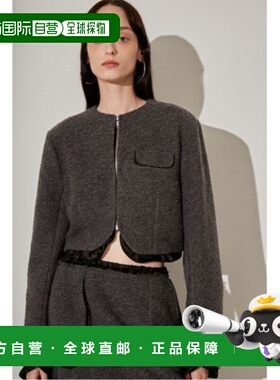 1h可退 日本直邮YOSHIMI NAGAO 女士格纹短款夹克 16WCJ245053