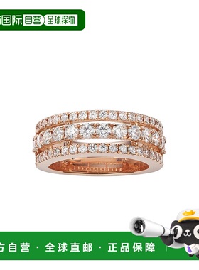 日潮跑腿MIKIMOTO 御木本轻奢18k黄金微镶钻石设计感素圈个性百搭