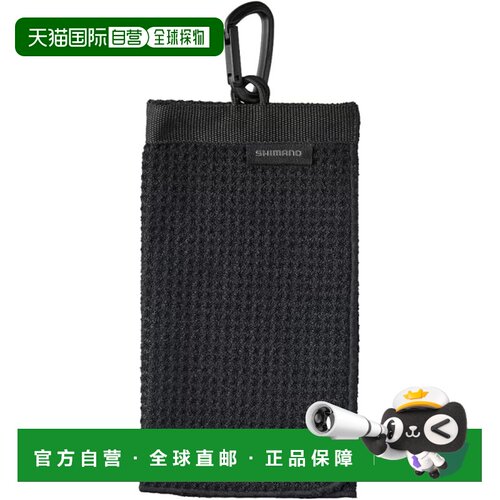【日本直邮】禧玛诺 细纤维登山扣毛巾 AC-038W 黑色
