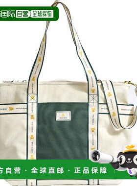 日本直邮Wilson BEAR JPN COLLECTION TOTE 绿色网球手提包 WR804