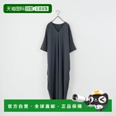 女士V领宽松蓬松连衣裙 1h可退 日本直邮MICA&DEAL 0125204160