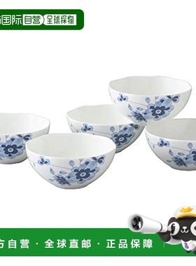 【日本直邮】Narumi鸣海 餐具礼盒套装 碗11cm 梅花 52442-23174