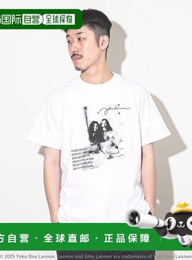 1h可退 日本直邮BEAMS 男士John Lennon照片印花T恤 75081190176