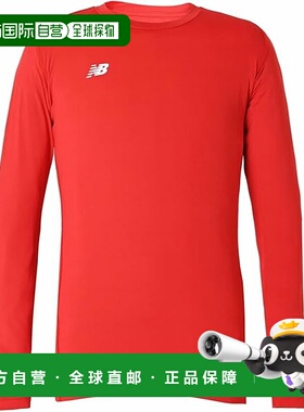 日本直邮New Balance 男士训练长袖衬衫 AMT55288-RED